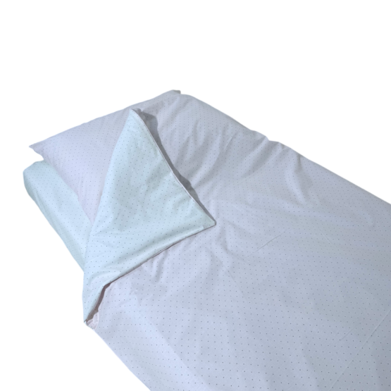 Набор постельного белья из 3 элементов д/к 190*80 см Ivory/Pink with Dots ES