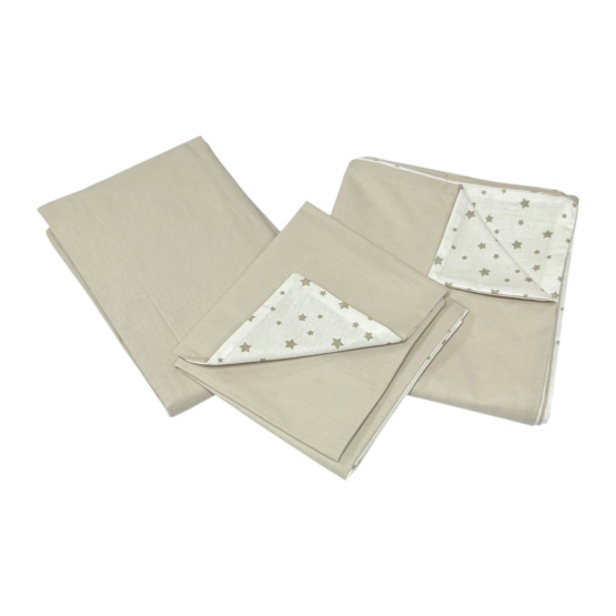 Набор постельного белья из 3 элементов д/к 120*60 см Beige ES