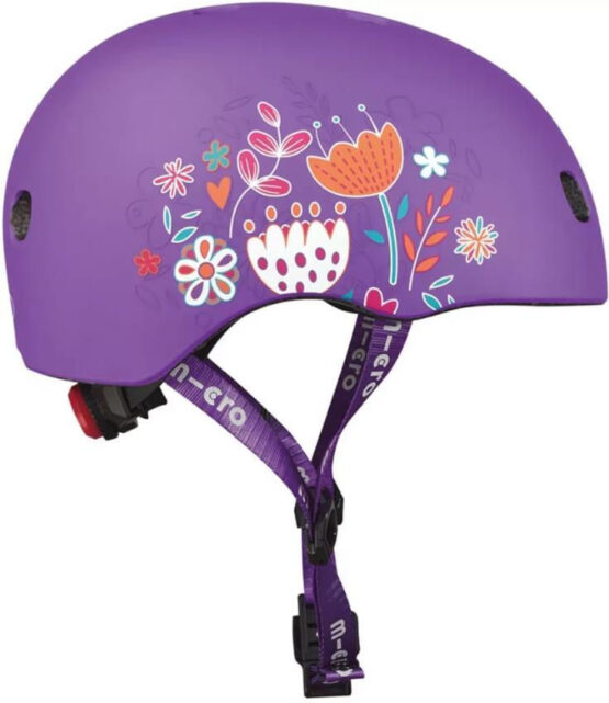 Casca de protectie Micro Floral Purple S