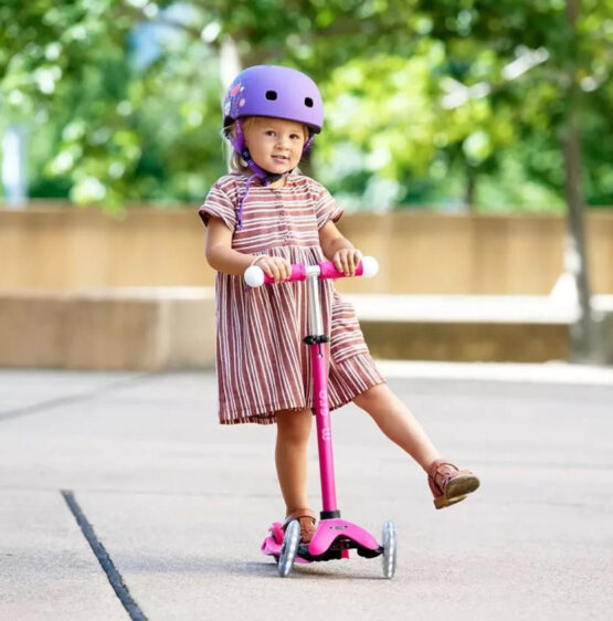 Casca de protectie Micro Floral Purple S