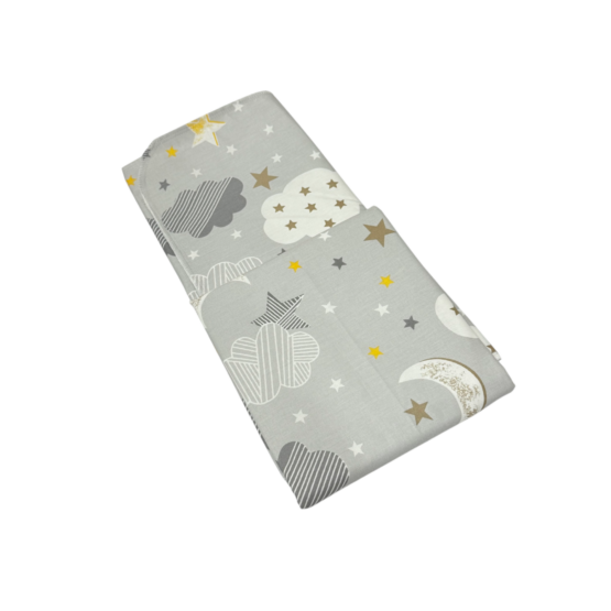 Водонепроницаемая простыня Grey Clouds Holala Kids ,75*35 см