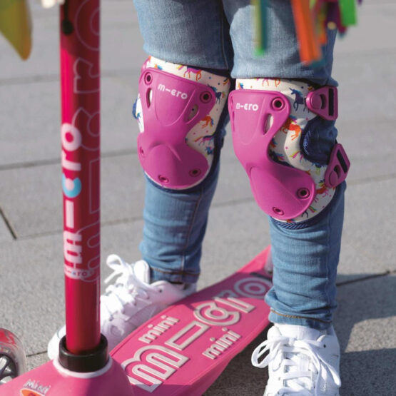 Set de protectii pentru genunchi si coate Micro Unicorn S