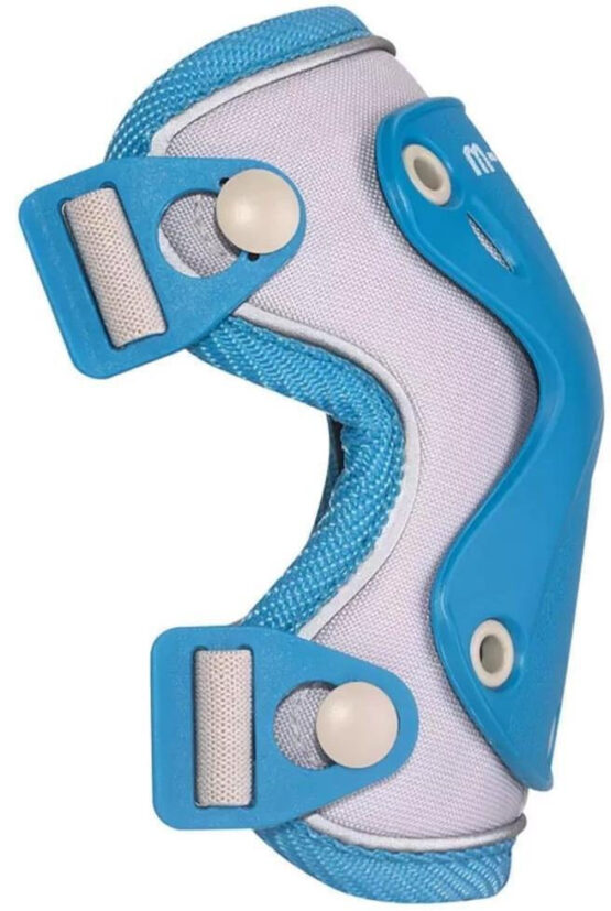 Set de protectii pentru genunchi si coate Micro reflective Blue S