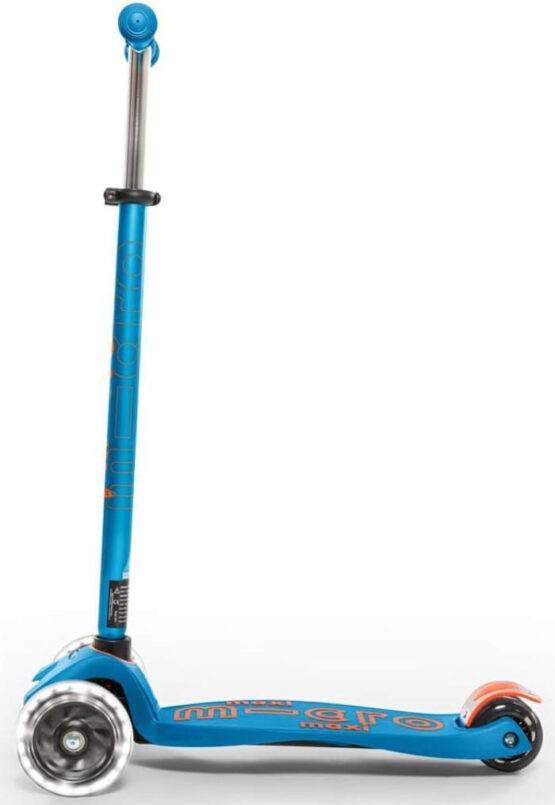 Trotineta Micro Maxi Deluxe LED Carribean Blue