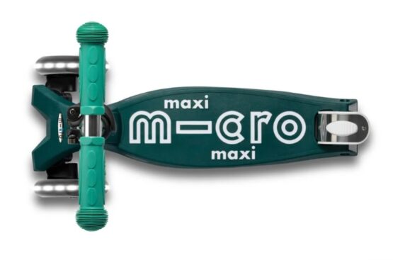 Trotineta Micro Maxi Deluxe LED Green