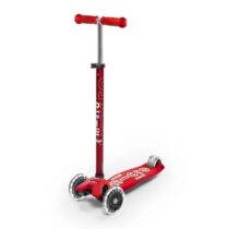 Trotineta Micro Maxi Deluxe LED Red