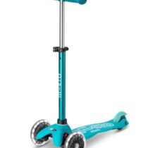 Trotineta Micro Mini Deluxe LED Aqua