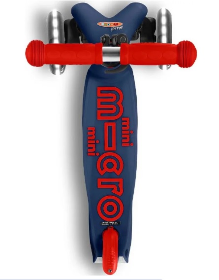 Trotineta Micro Mini Deluxe LED Navy Blue
