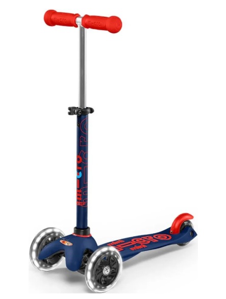 Самокат Micro Mini Deluxe LED Navy Blue