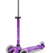 Trotineta Micro Mini Deluxe LED Purple