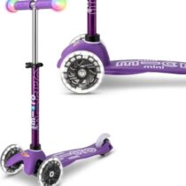 Trotineta Micro Mini Deluxe Magic LED Purple