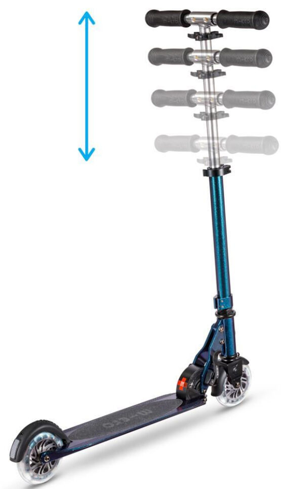 Trotineta Micro Sprite LED Pearl Green Purple