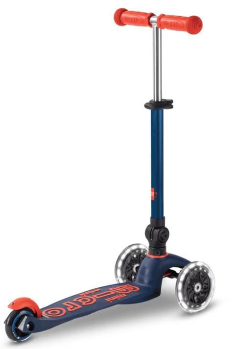 Trotineta pliabila Micro Mini Deluxe Foldable LED Navy Blue