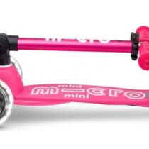 Trotineta pliabila Micro Mini Deluxe Foldable LED Pink