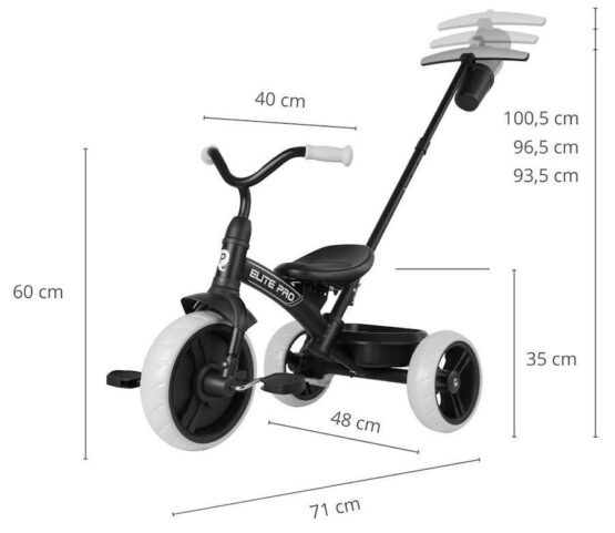 Bicicletă copii Qplay Elite Pro Red