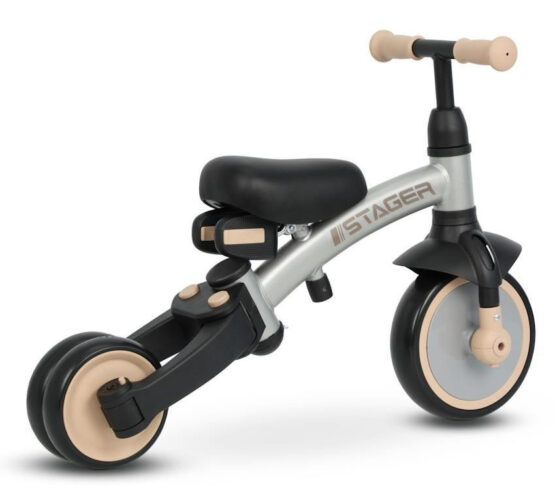 Bicicletă copii Qplay Stager 3 in1 PlatinumGolden