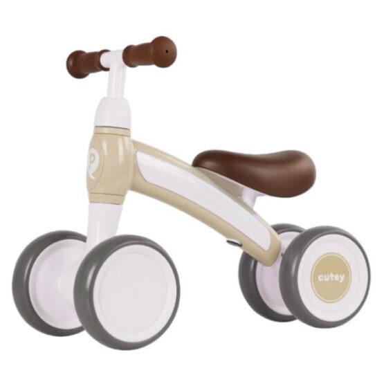 Bicicleta fără pedale Qplay Cutey Retro Beige