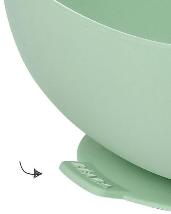 Bol silicon cu ventuza Beaba Sage Green