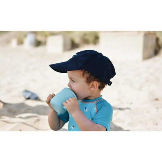 Cana de antrenament silicon Beaba Blue