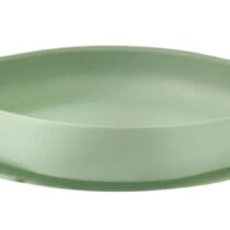 Farfurie din silicon cu ventuza Beaba Sage Green
