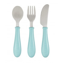 Set 3 tacamuri din inox Beaba Airy Green