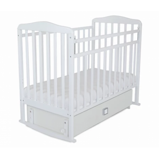 Кроватка SKV-Company Митенька Premium Tranversal (168001) Белая