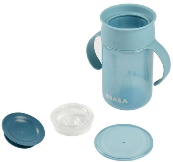 Cana de invatare Beaba 340 ml Blue
