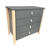 Comodă Eucalyptus Karol Plus (DSK-KP04) Grafit+Natural