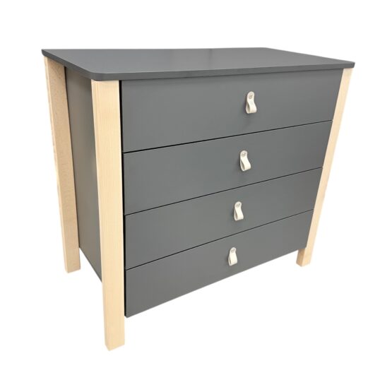 Детский комод Eucalyptus Karol Plus (DSK-KP04) Графит+натуральный