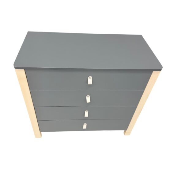 Comodă Eucalyptus Karol Plus (DSK-KP04) Grafit+Natural