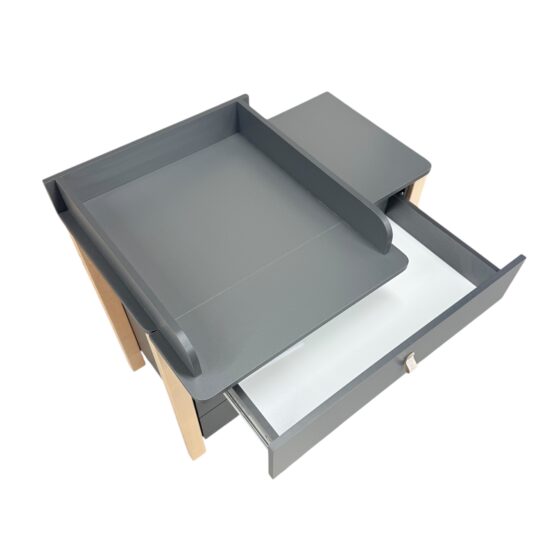 Comodă Eucalyptus Karol Plus (DSK-KP04) Grafit+Natural