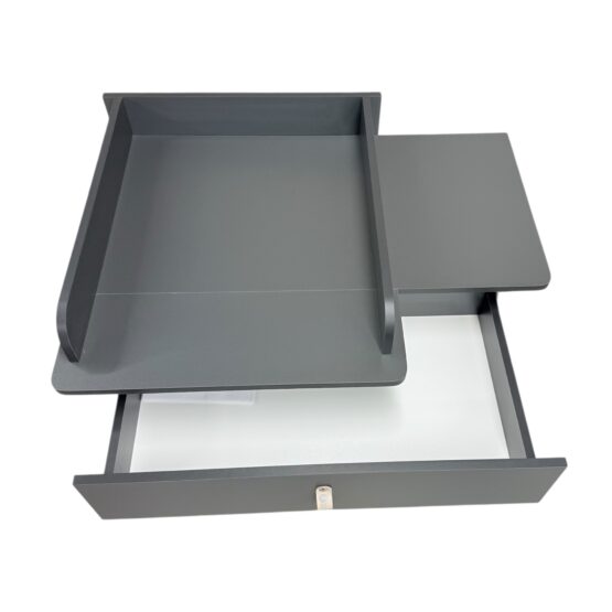 Comodă Eucalyptus Karol Plus (DSK-KP04) Grafit+Natural