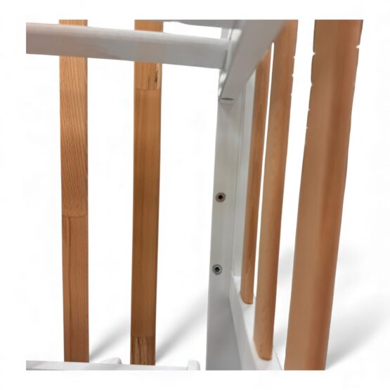 Pătuţ Eucalyptus Mia Premium Elite Transversal (DS-406) Alb+Natural