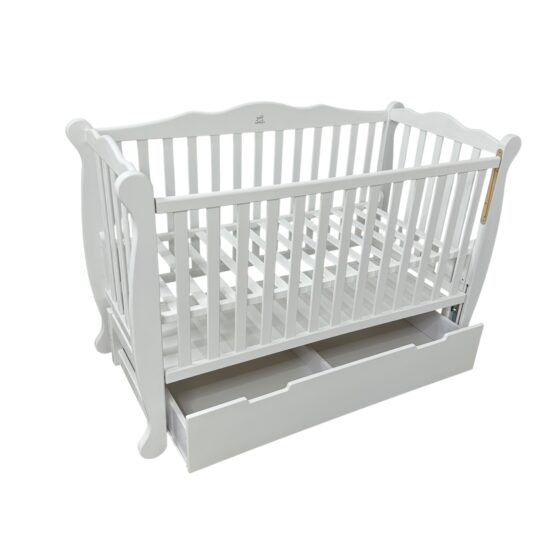 Pătuţ Goydalka VIANA PREMIUM LONGITUDINAL (1В312-1) Alb