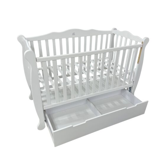 Pătuţ Goydalka VIANA PREMIUM LONGITUDINAL (1В312-1) Alb