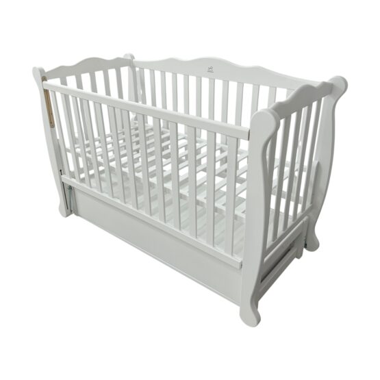 Pătuţ Goydalka VIANA PREMIUM LONGITUDINAL (1В312-1) Alb