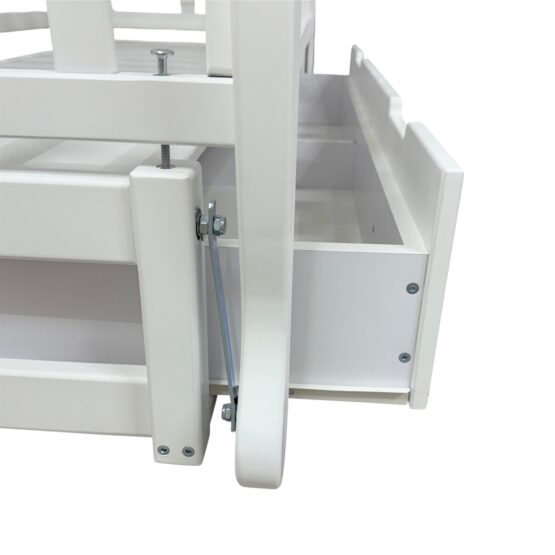 Pătuţ Goydalka VIANA PREMIUM LONGITUDINAL (1В312-1) Alb