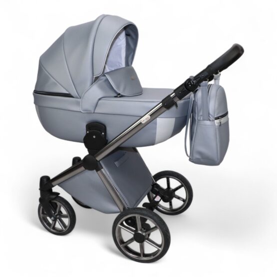 Коляска 2 в 1 Sojan Azurro (2010502) Серый+ Светло-серый
