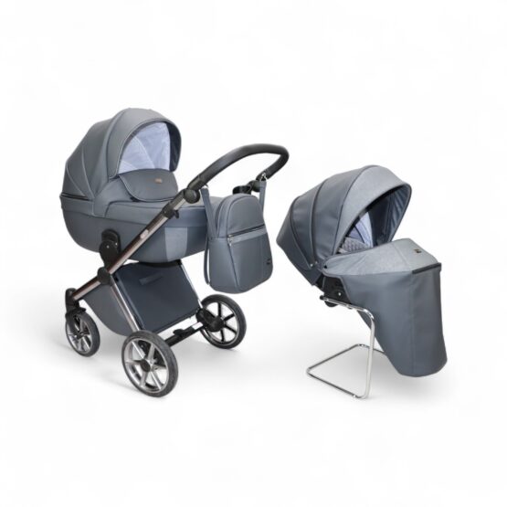 Carucior 2 in 1 Sojan Azurro (2010512) Gri Inchis+ Gri