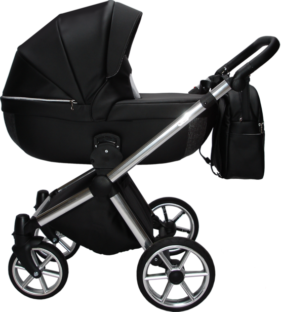 Коляска 2 в 1 Sojan Azurro (2010504) Черный+ Темно-Серый