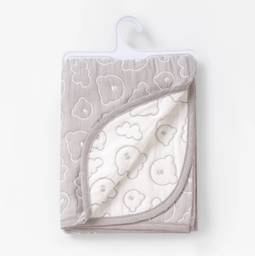 Cuvertură pentru bebeluși Perina Soft Cotton (PL-02.6) Gri