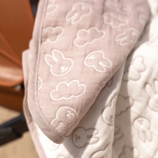 Cuvertură pentru bebeluși Perina Soft Cotton (PL-02.8) Moca