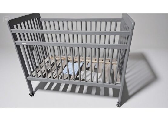 Pătuţ KrovatkaBy Bambini (03) Gri