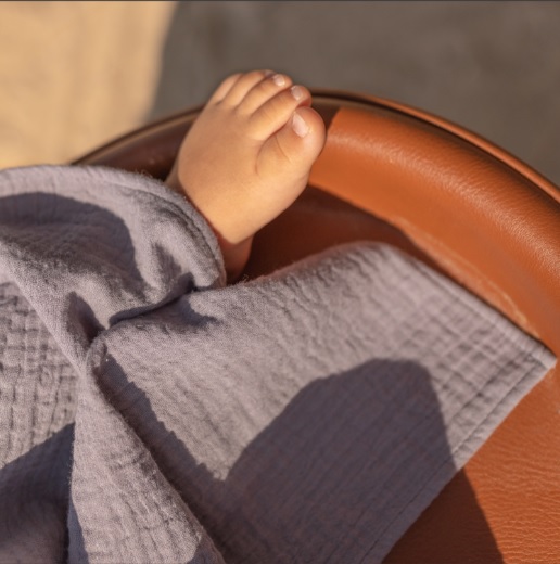 Pelinca de muselina 130x110cm Plitex (MP.1-13х11-1.6) Gri