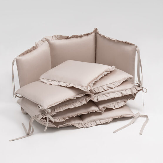 Protecție pentru patuț Perina Lovely Dream (LD1/4-04.12) Nisipiu