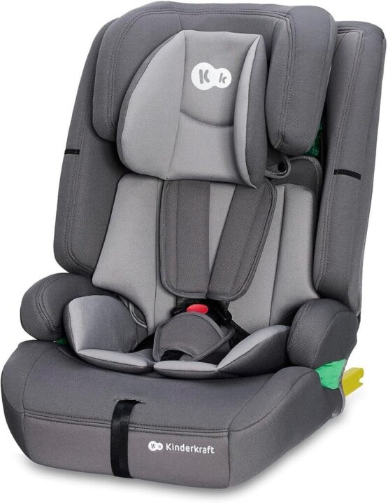 Автокресло KinderKraft Safety Fix 2 i-Size, 9-36 кг, Grey (Распакована)