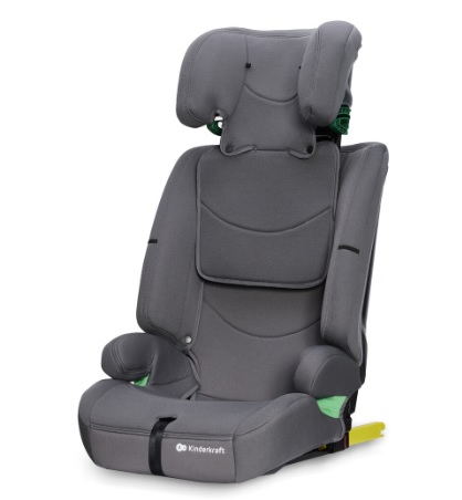 Scaun auto KinderKraft Safety Fix 2 i-Size, 9-36 kg, Gri