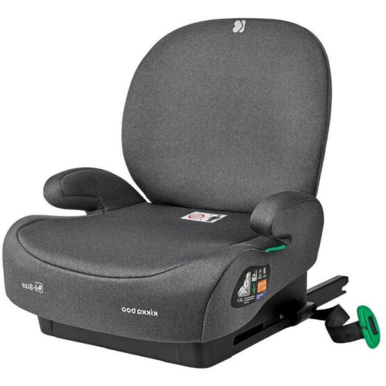 Scaun auto booster i-Size KikkaBoo i-Boost Dark Grey (15-36 kg)