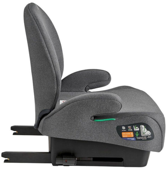 Scaun auto booster i-Size KikkaBoo i-Boost Dark Grey (15-36 kg)