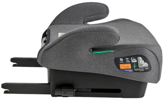 Scaun auto booster i-Size KikkaBoo i-Boost Dark Grey (15-36 kg)